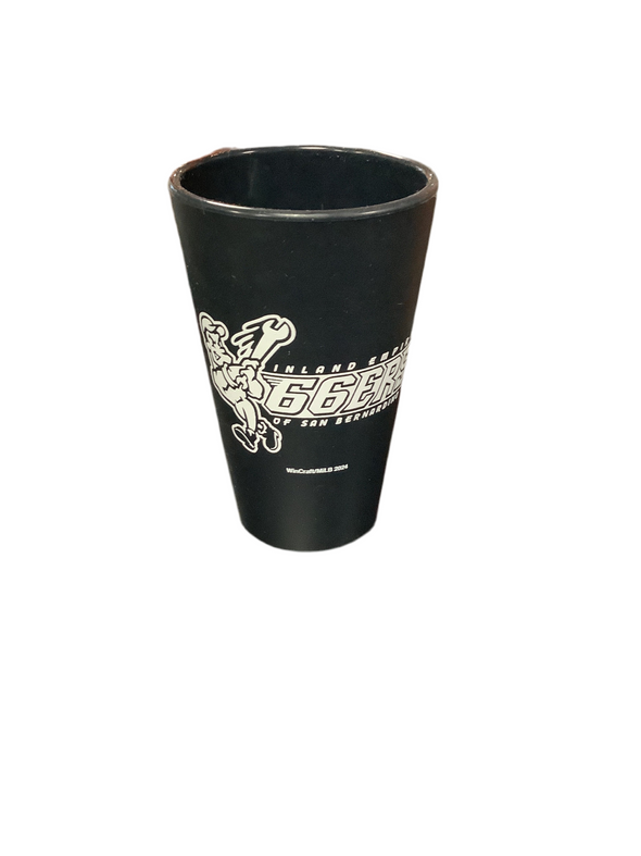 Inland Empire 66ers Wincraft Silicone 16 OZ Team Color Pint Glass