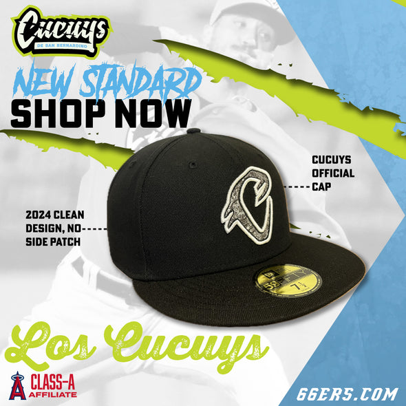 Inland Empire 66ers Los Cucuys De San Bernardino NO SIDEPATCH New Era 59fifty Cap 2024