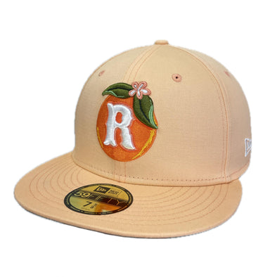 Inland Empire 66ers of San Bernardino 2023 Peach Redlands Pickers 59Fifty Cap