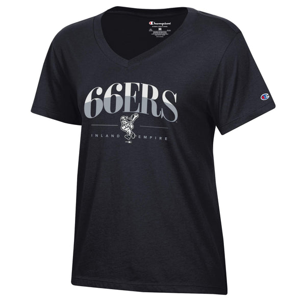 Inland Empire 66ers Champion Women's Core V-neck tee