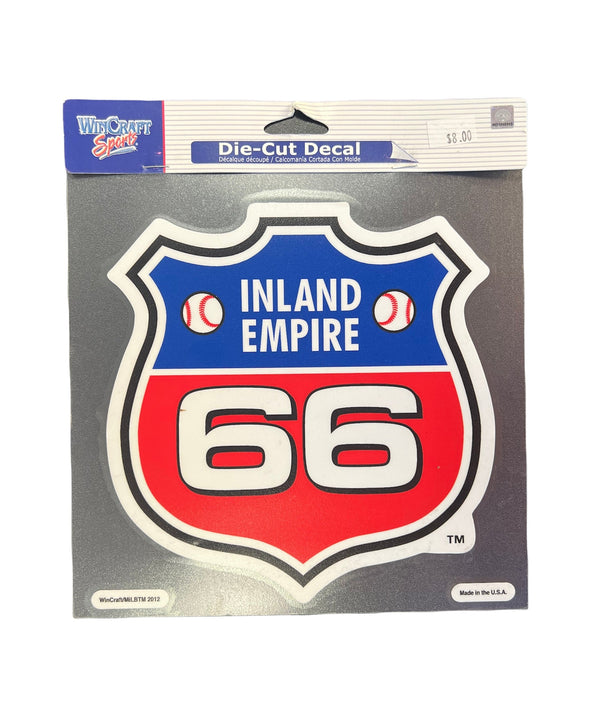 Inland Empire 66ers of San Bernardino Decal Old Logo